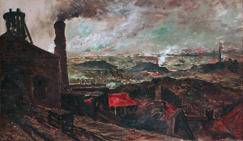 Constantin Meunier Mining Area china oil painting image